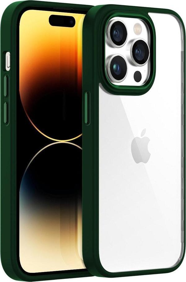 Buff Iphone 14 Pro New Air Bumper Kılıf Yeşil - Image 1
