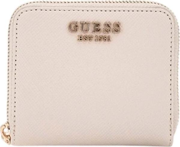 Guess Kadın Krem Laurel Saffiano Mini Cüzdan - Image 1