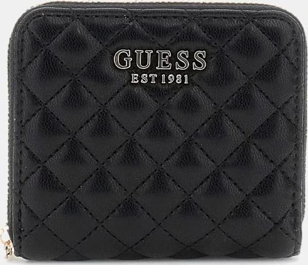 Guess Kadın Siyah Eco Rianee Kapitoneli Cüzdan - Image 1