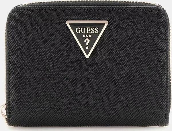 Guess Kadın Siyah Laurel Saffiano Mini Cüzdan - Image 1