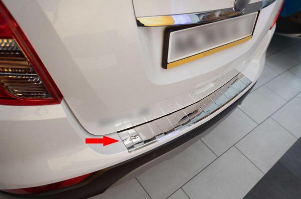 Chevrolet Trax Uyumlu Krom Arka Tampon Eşiği 2011 Üzeri - Image 1