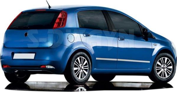 Fiat Grande Uyumlu Punto Kapı Koruma Çıtası Krom 2006 Üzeri - Image 1