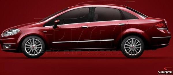 Fiat Linea Uyumlu Kapı Koruma Çıtası Krom 2007 Üzeri - Image 1