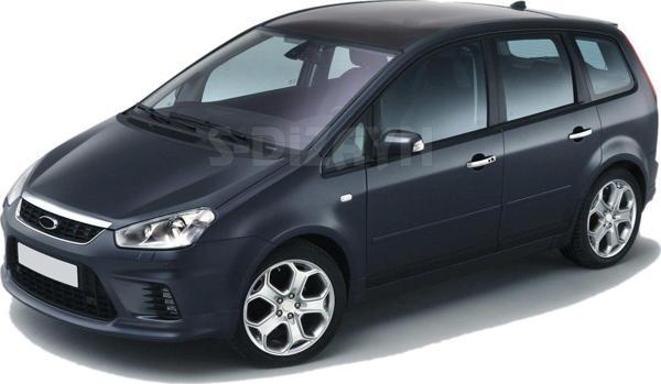 Ford C-Max Uyumlu Krom Kapı Kolu 4 Kapı 2003-2010 - Image 1