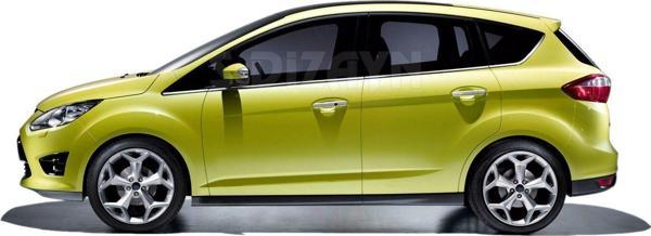 Ford C-Max Uyumlu Krom Kapı Kolu 4 Kapı 2010 Üzeri - Image 1