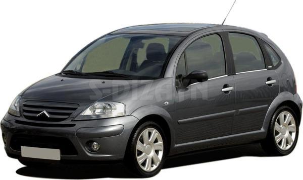 Citroen C3 Uyumlu Krom Cam Çıtası 4 Parça 2002-2009 - Image 1