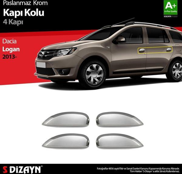 Dacia Logan Uyumlu Mcv Krom Kapı Kolu 4 Kapı 2013-2020 - Image 1