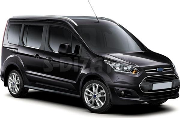 Ford Connect Uyumlu Krom Cam Çıtası 4 Parça. 2015 Üzeri - Image 1