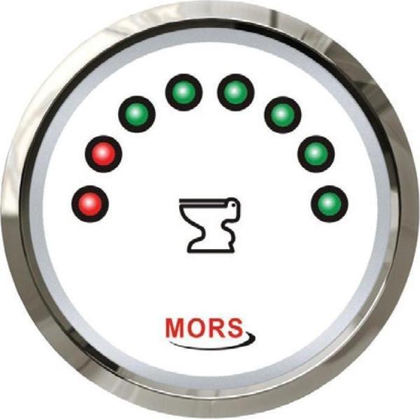 Mors Dijital Atık Su Göstergesi 12-24 Volt Beyaz - Image 1