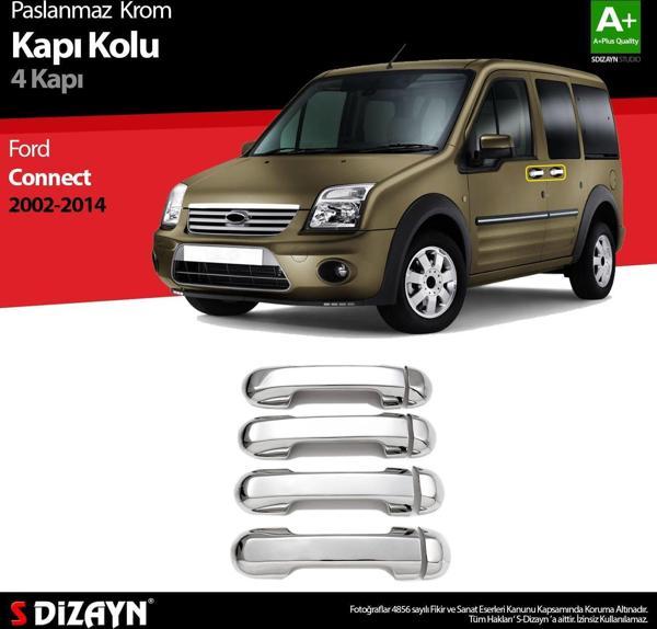Ford Connect Uyumlu Krom Kapı Kolu 4 Kapı 2002-2014 - Image 1