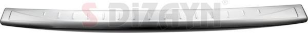Fiat 500 Uyumlu Krom Arka Tampon Eşiği 2007-2012 - Image 1