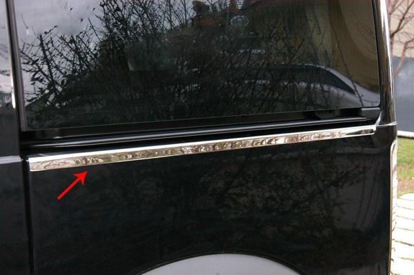 Ford Connect Uyumlu Krom Sürgülü Kapı Çıtası 1 Parça 2002-2014 (K.Ş) - Image 1