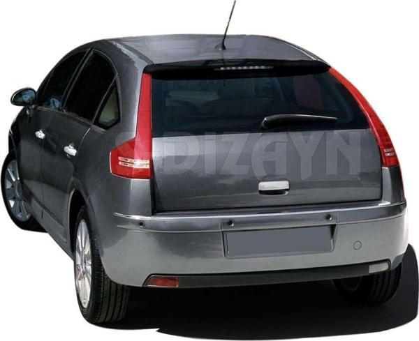 Citroen C4 Uyumlu Hatchback Krom Bagaj Açma 2005-2010 - Image 1