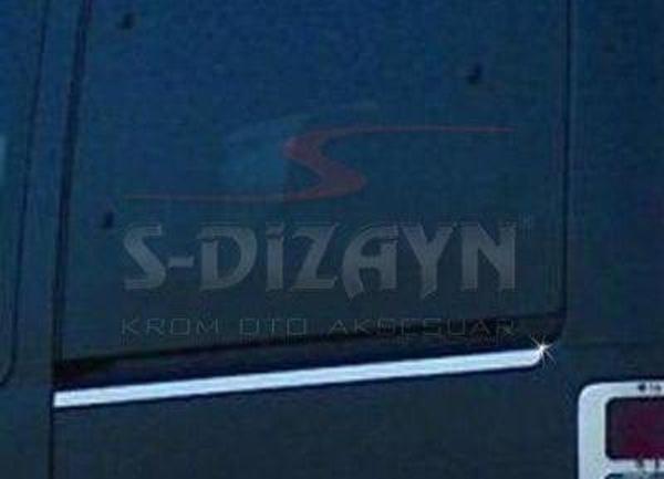 Ford Connect Uyumlu Krom Sürgülü Kapı Çıtası 2 Parça. 2009-2014 (U. Şasi) - Image 1
