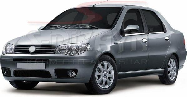 Fiat Albea Uyumlu Krom Cam Çıtası 4 Parça 2002 Üzeri - Image 1
