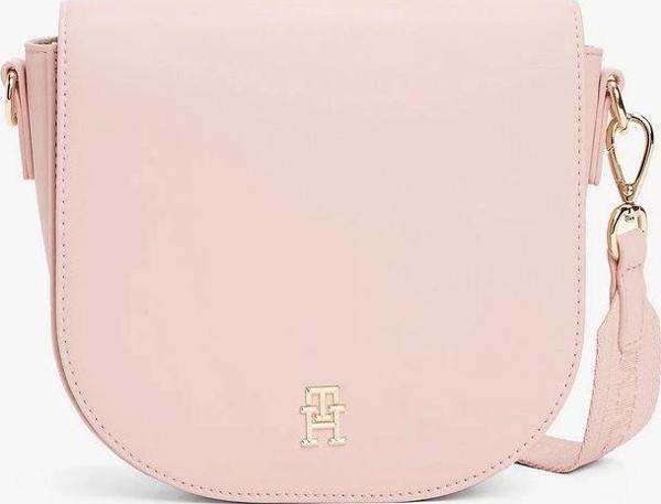 Tommy Hilfiger Kadın  Pembe Logo Askılı Çapraz Askılı Çanta - Image 1