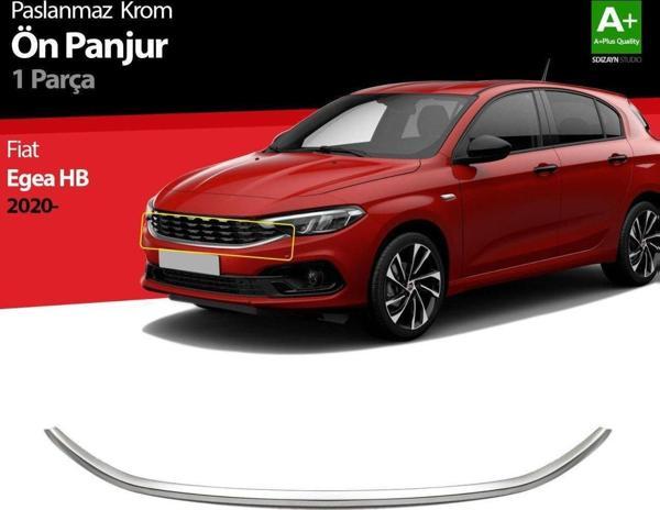 Fiat Egea Uyumlu Hatchback Krom Ön Panjur Çıtası 2020 Üzeri - Image 1