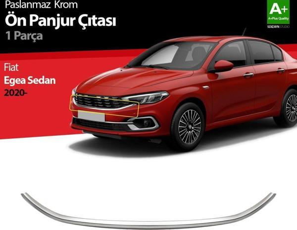 Fiat Egea Uyumlu Sedan Krom Ön Panjur Çıtası 2020 Üzeri - Image 1
