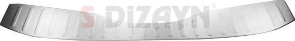 Ford Mondeo Uyumlu 4 Sw Krom Arka Tampon Eşiği 2007-2014 - Image 1