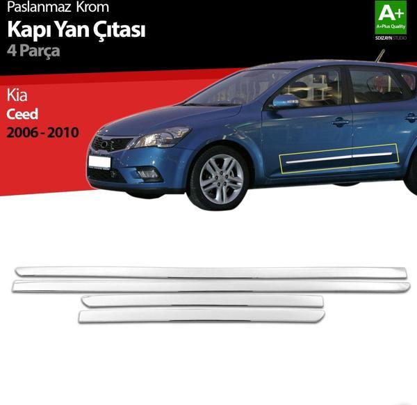Kia Ceed Uyumlu Krom Kapı Yan Çıtası 2006-2010 - Image 1