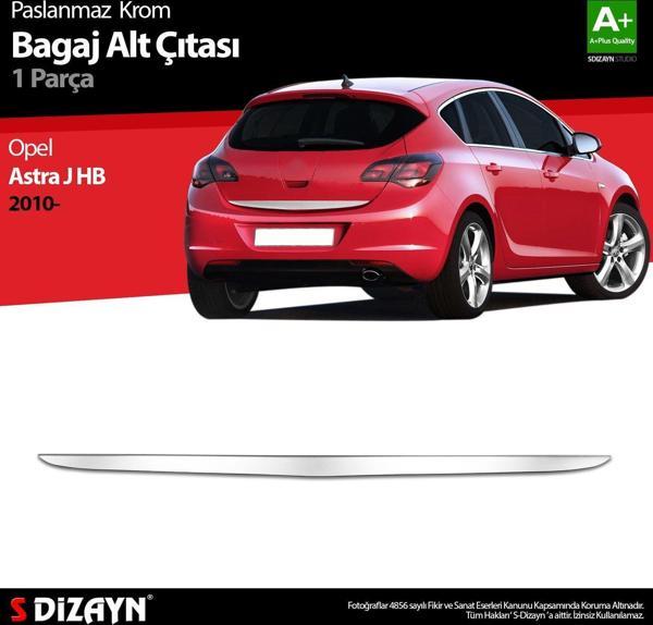 Opel Astra Uyumlu J Hatchback Krom Bagaj Alt Çıta 2010 Üzeri - Image 1