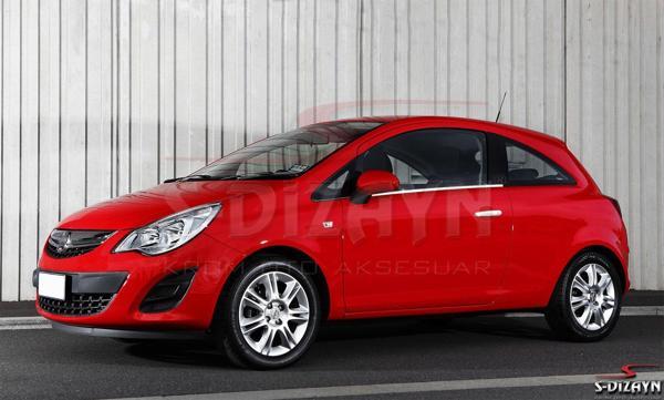 Opel Corsa Uyumlu D Krom Kapı Kolu 2 Kapı 2007-2014 - Image 1