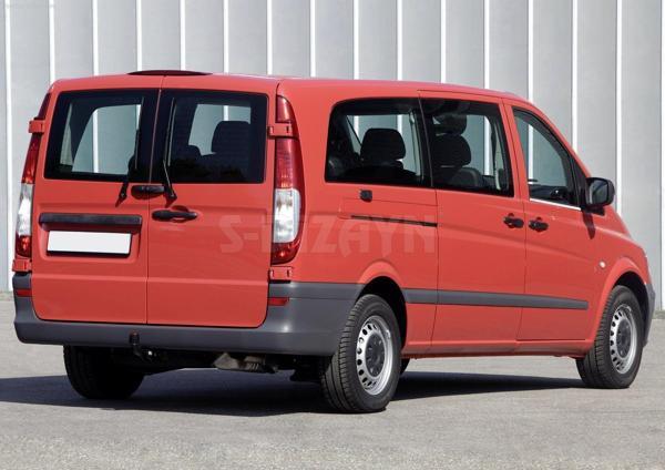 Mercedes Vito Uyumlu Krom Cam Çıtası 2 Parça 2004-2014 - Image 1