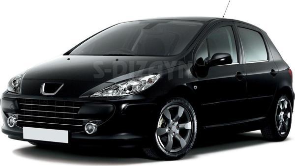 Peugeot 307 Uyumlu Krom Cam Çıtası 4 Parça 2001-2008 - Image 1