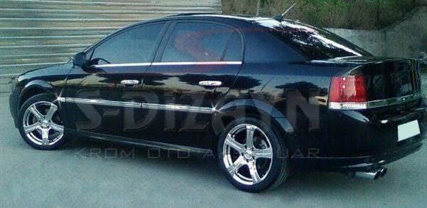 Opel Vectra Uyumlu C Krom Yan Kapı Çıtası 4 Parça 2002-2009 - Image 1