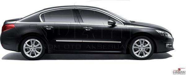 Peugeot 508 Uyumlu Kapı Koruma Çıtası Krom 2011-2017 - Image 1