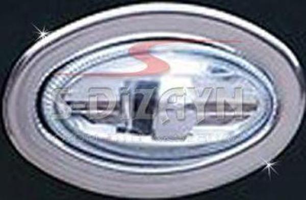 Peugeot 206 Uyumlu Krom Sinyal Çerçevesi 2 Parça 1998-2014 - Image 1