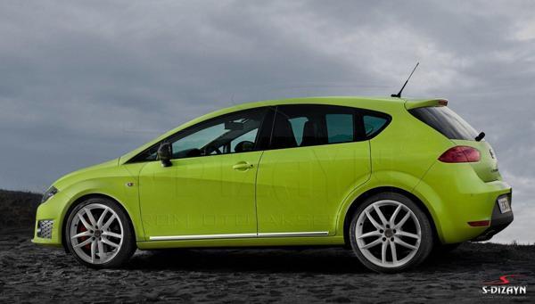 Seat Leon Uyumlu Kapı Koruma Çıtası Krom 2006-2012 - Image 1