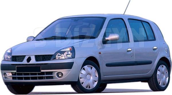Renault Clio Uyumlu 2 Hatchback Krom Kapı Kolu 4 Kapı 1999-2006 - Image 1
