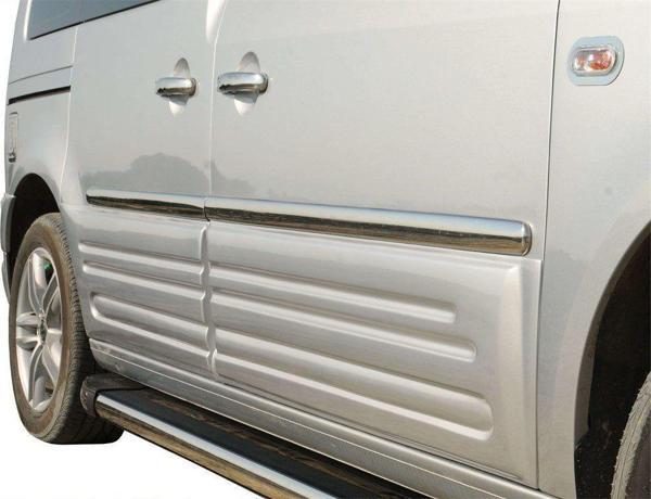 Volkswagen Caddy Uyumlu Yan Kapı Çıtası 4 Parça Çelik 2010-2014 - Image 1