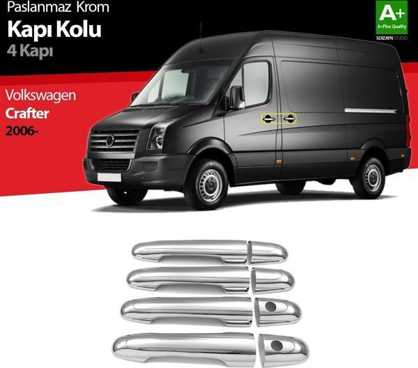 Volkswagen Crafter Uyumlu Krom Kapı Kolu 4 Kapı 2006 Üzeri - Image 1