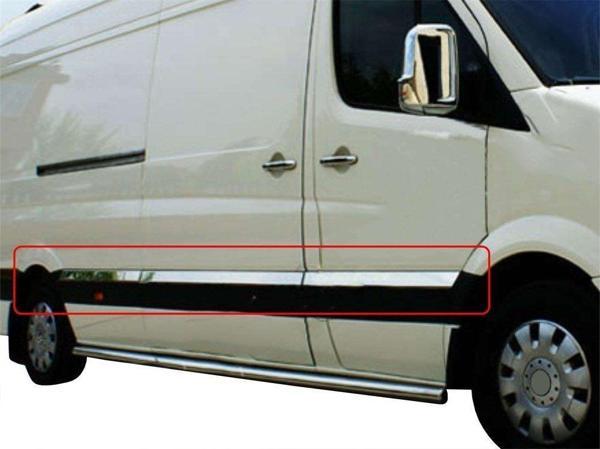 Volkswagen Crafter Uyumlu Yan Kapı Çıtası 10 Parça Çelik(Extra Uzun) 2006-2011 - Image 1