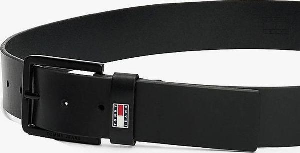 Tommy Hilfiger Erkek Tonlu Deri Siyah Kemer - Image 1