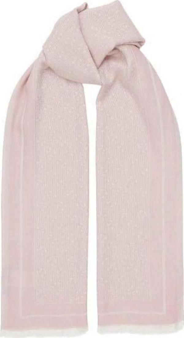 Guess Kadın Pembe Orlina 4G Logolu Şal - Image 1