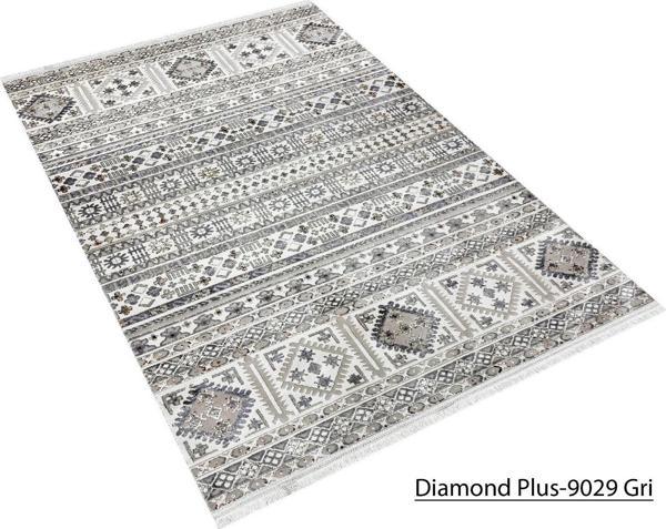Decoser Diamond Plus Koleksiyonu Dokuma Halı DH9029 Gri - Image 1