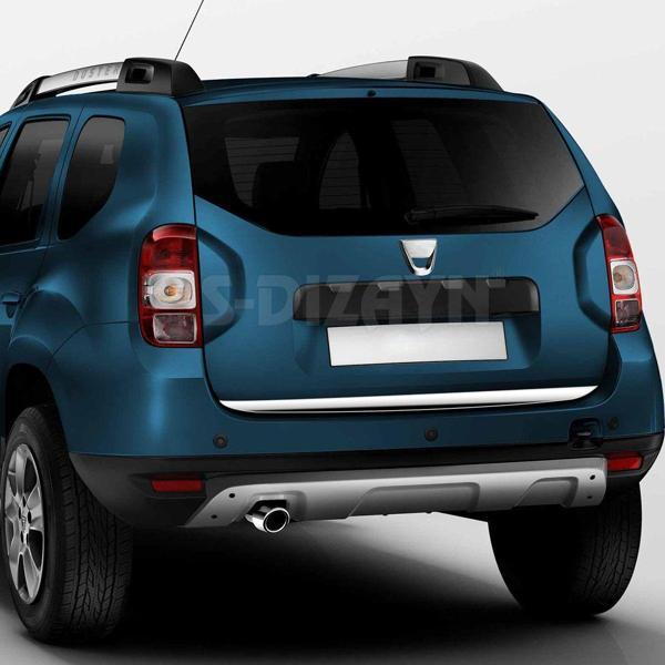 Dacia Duster Uyumlu Krom Bagaj Alt Çıtası 2009-2018 - Image 1