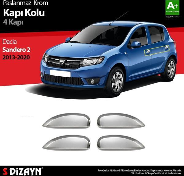 Dacia Sandero Uyumlu 2 Krom Kapı Kolu 4 Kapı 2013-2020 - Image 1