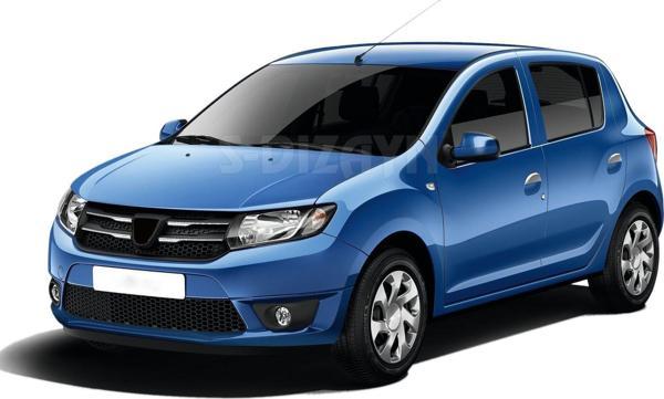 Dacia Sandero Uyumlu 2 Krom Ön Panjur 4 Parça 2013-2020 - Image 1