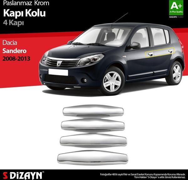 Dacia Sandero Uyumlu Krom Kapı Kolu 4 Kapı 2008-2013 - Image 1