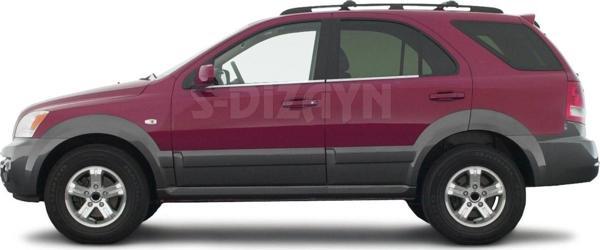 Kia Sorento Uyumlu Krom Cam Çıtası 4 Parça 2002-2009 - Image 1