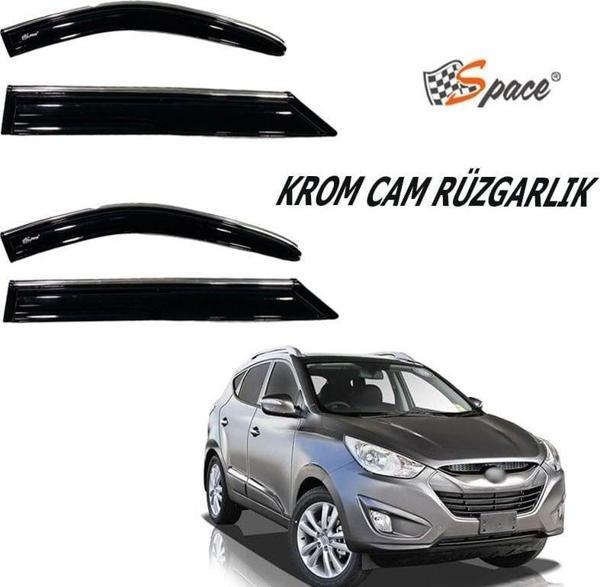 Krom Cam Rüzgarlığı Hyundai Ix35 2010-2017/ Caru412 - Image 1