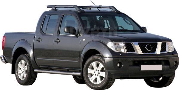 Nissan Navara Uyumlu Krom Cam Çıtası 4 Parça 2006-2015 - Image 1