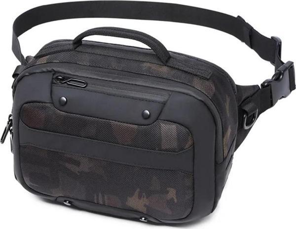 Erkek Askılı Çok Cepli Bel ve El Çantası Kamuflaj 9275 - Image 1