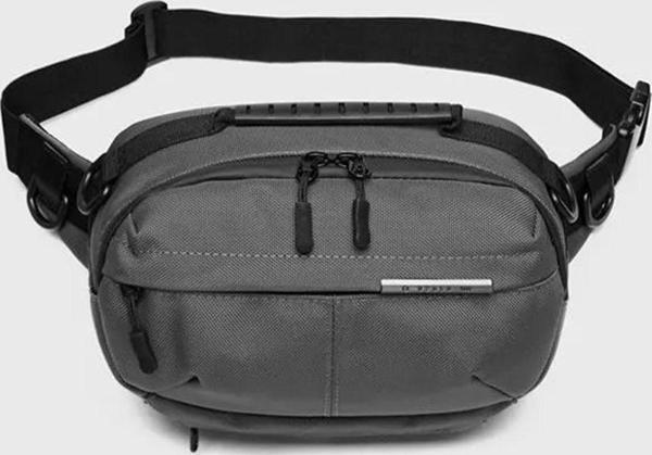 Unisex Çok Cepli Bel ve Göğüs Çantası Gri 9260 - Image 1