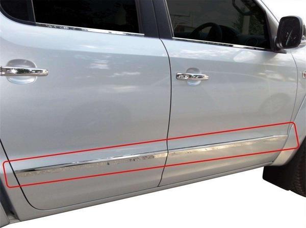 Volkswagen Amarok Uyumlu Yan Kapı Çıtası 4 Parça Çelik 2010-2016 - Image 1
