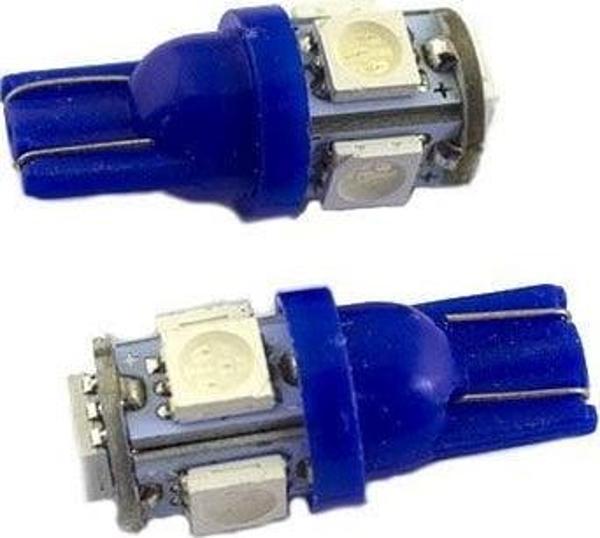 Led Ampul Dipsiz T10-5Smd Mavi 2'Li Set 24V / Laam638-1 - Image 1